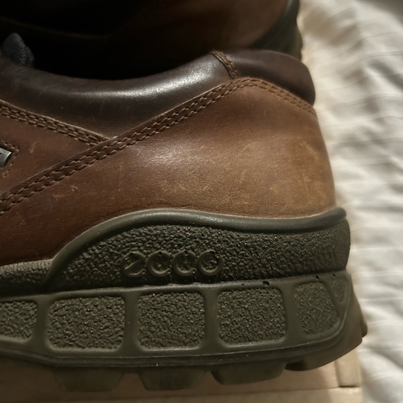 Ecco Brown Genuine Track Footwear Gore-Tex Shoes Mens Size EU 46 US 12 main image 5